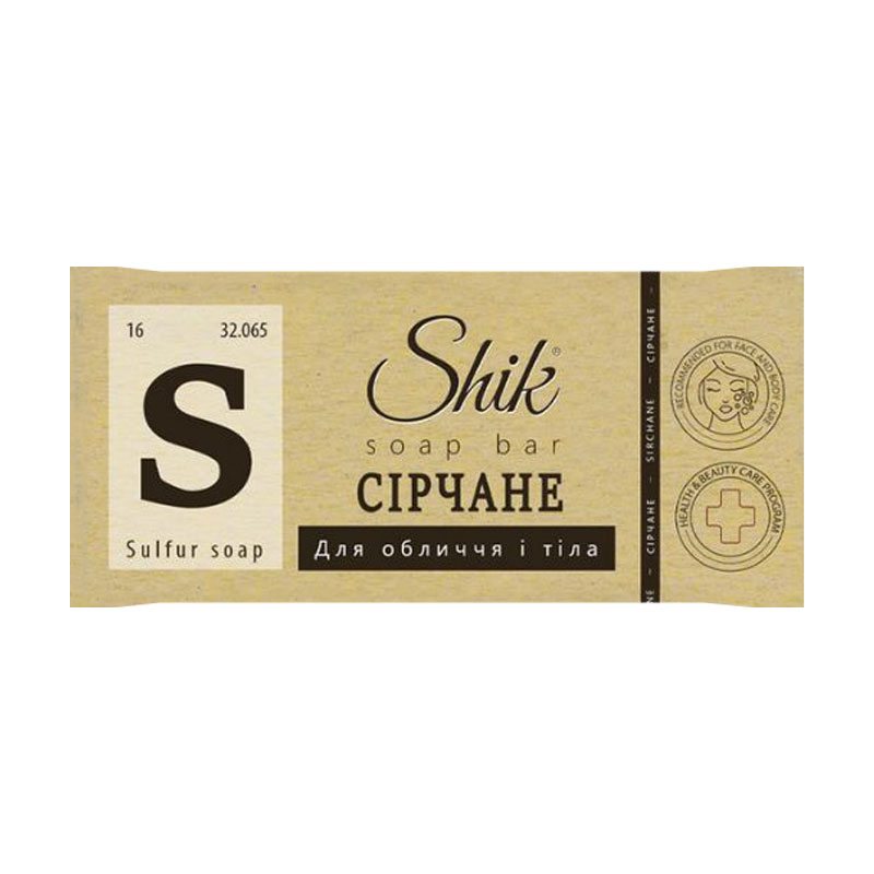 Мило тверде Shik Сірчане, 140 г
